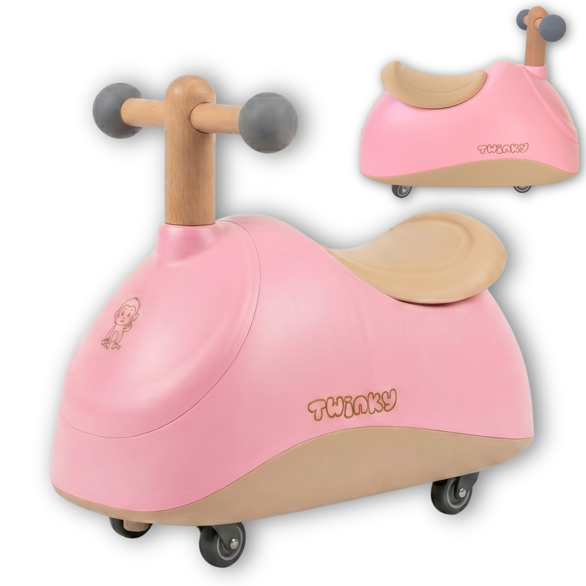 Twinky Interaktiv Gåvagn - Rosa