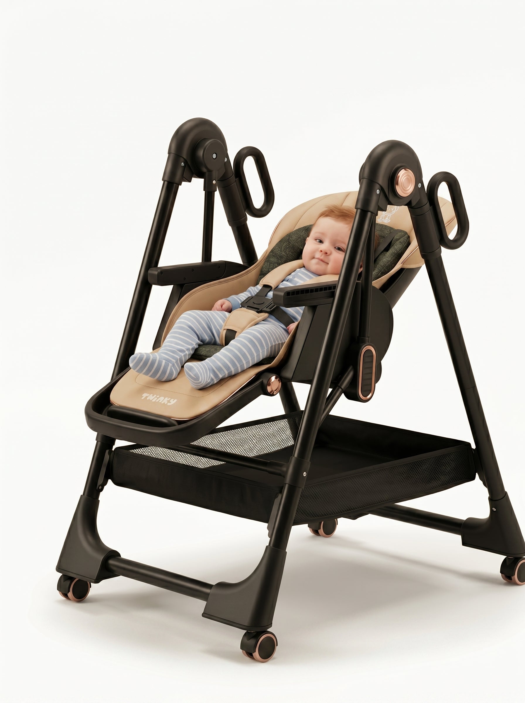 (NIEUW) Twinky Kinderstoel EXPLORE - Cream