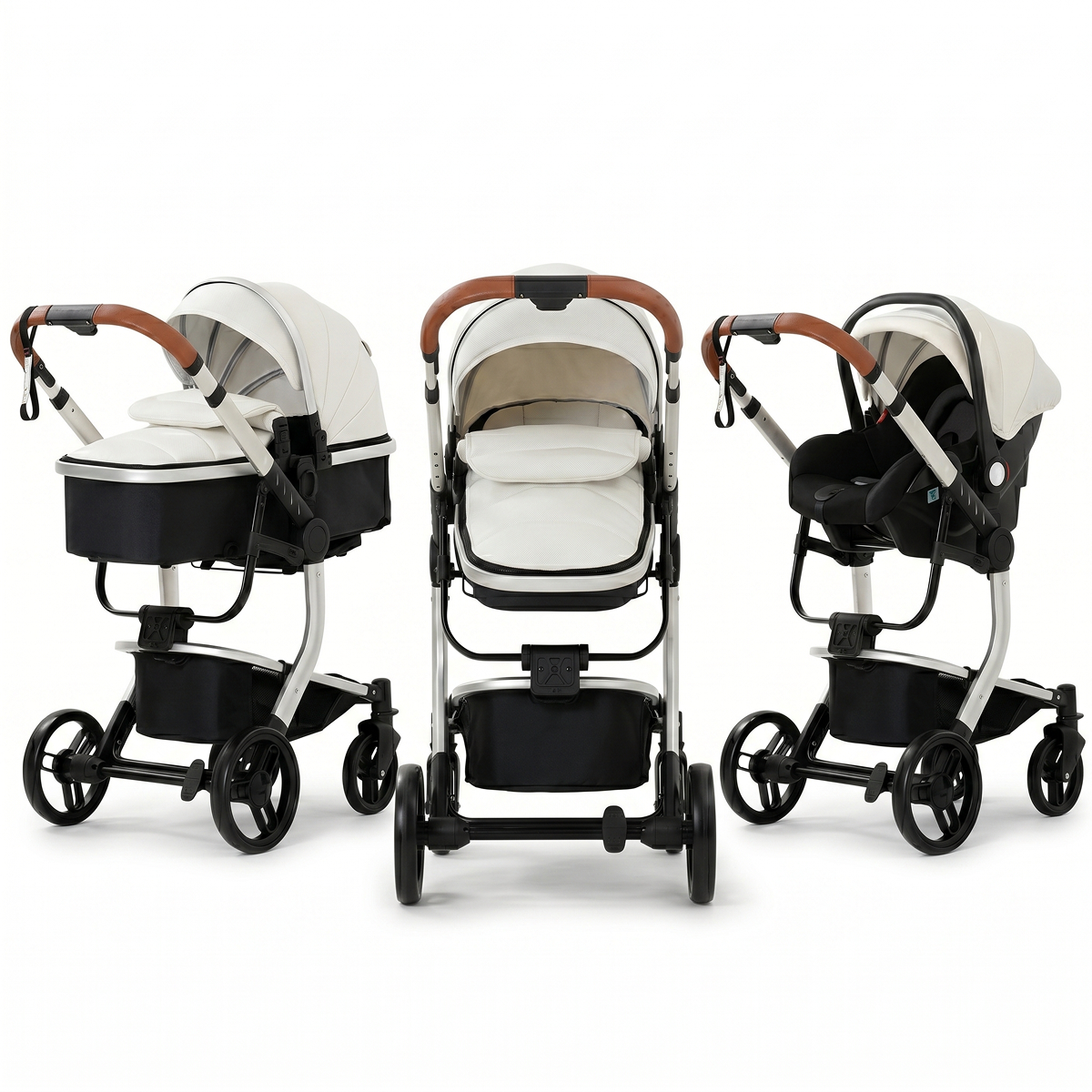 Twinky 4-in-1 Stroller Luxury Set - White