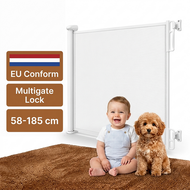 Twinky Roll-up Stair Gate - White